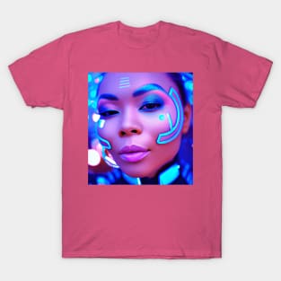 Enhanced Cyberpunk Woman T-Shirt